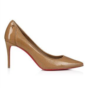 Christian Louboutin SPORTY KATE 85 Patent Leather Heels Pumps Shoes Lionne